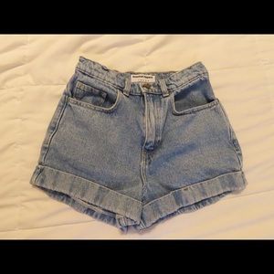 American Apparel High Waisted Mom Shorts